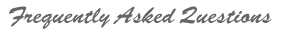 Frequently Asked Questions
